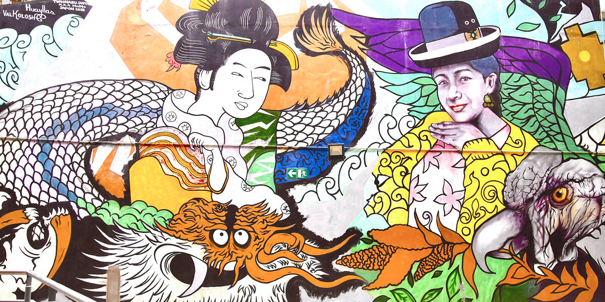 Dragon vs. Condor Mural