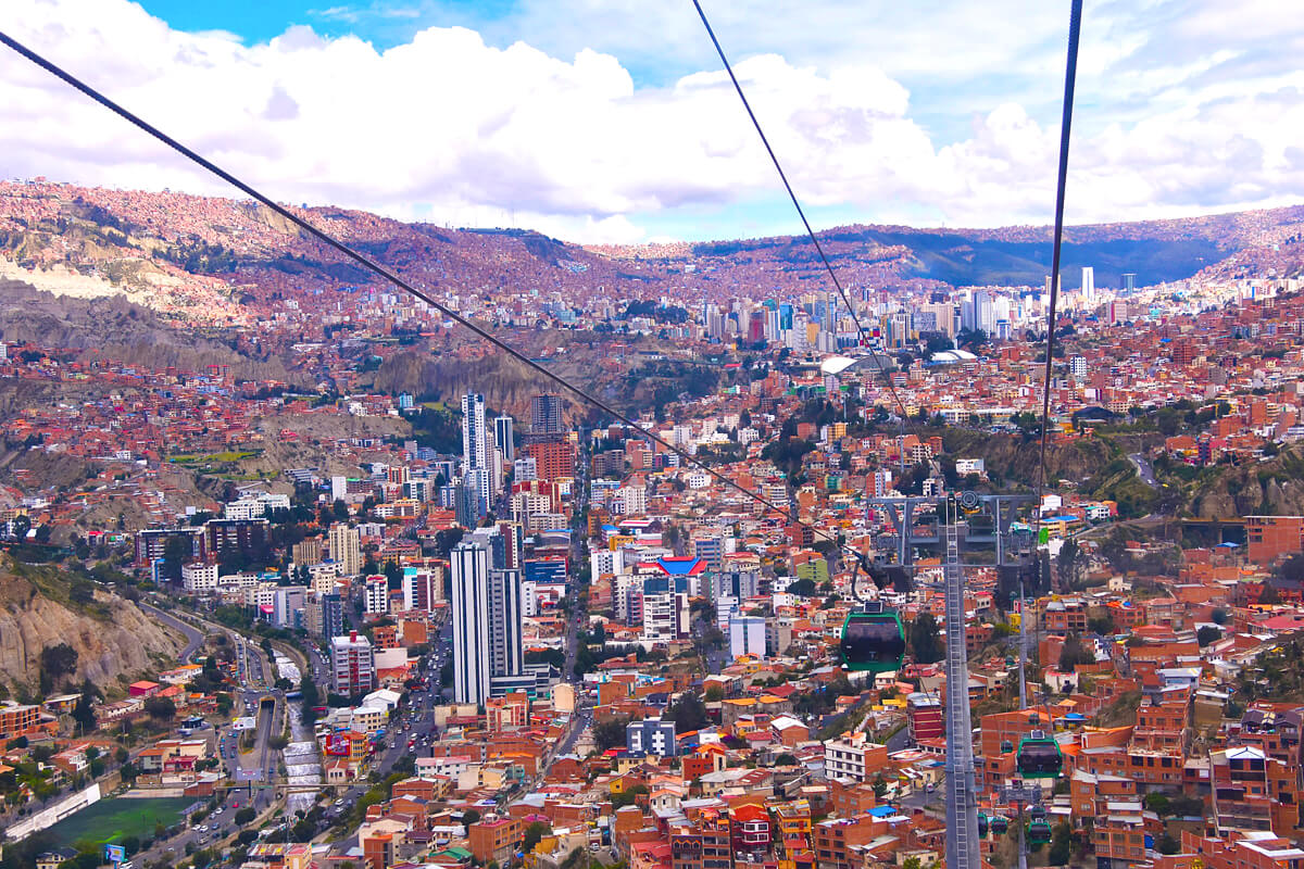 La Paz from the Green Line