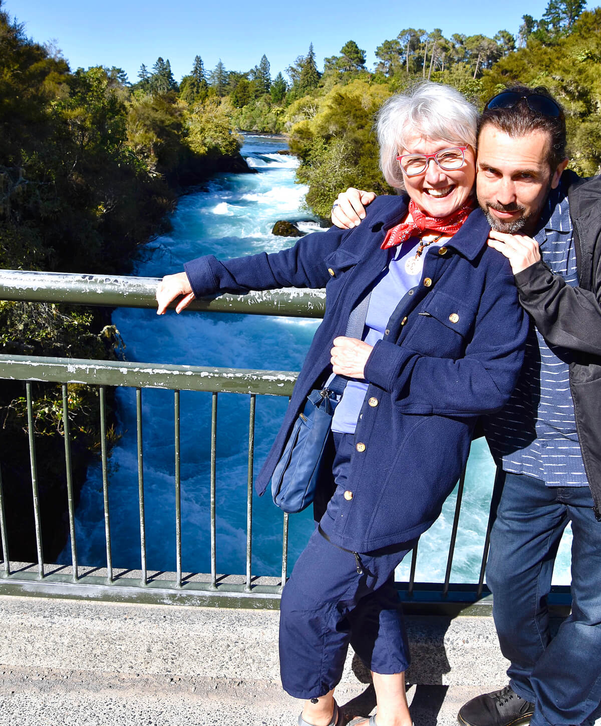 Alison & Chris at Huka Falls