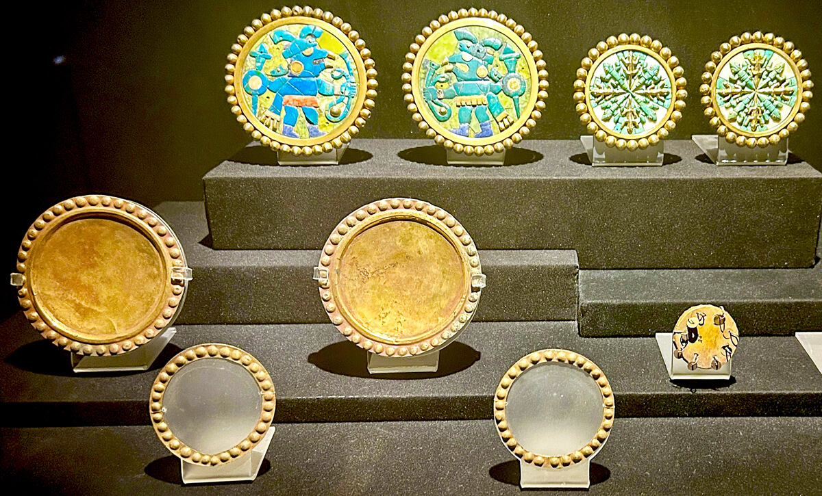 Moche Gold Ear Ornaments