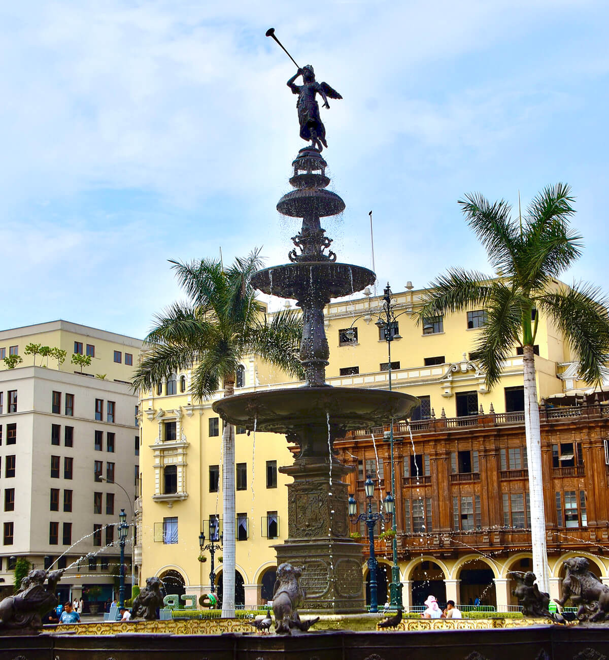 The Fountain of Plaza Mayor