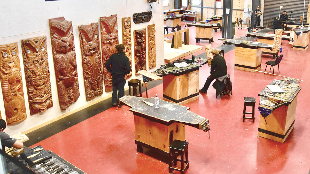Maori Wood Carving School</figcaption></figure>