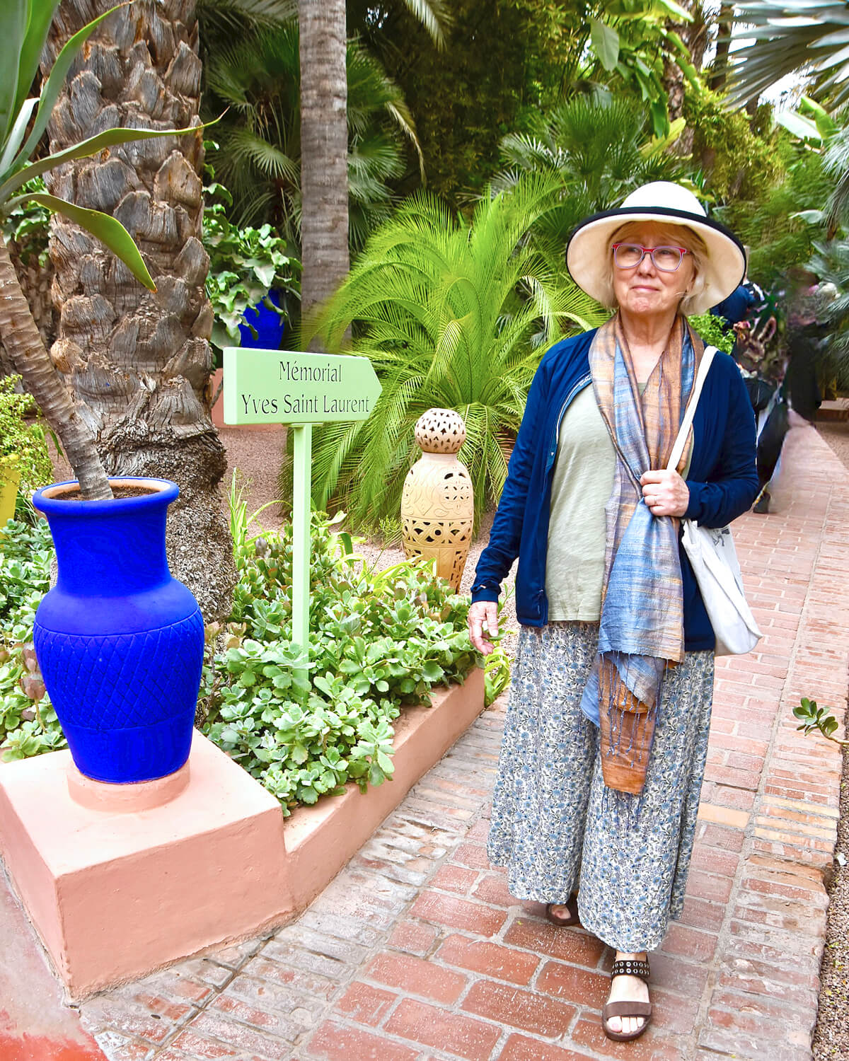 In the Majorelle Garden