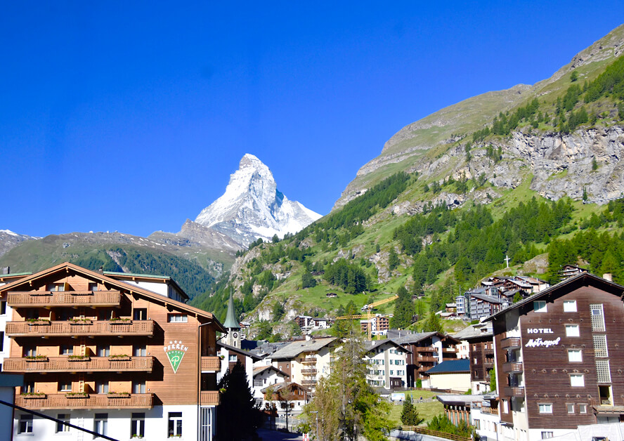 First View of the Matterhorn from the Train