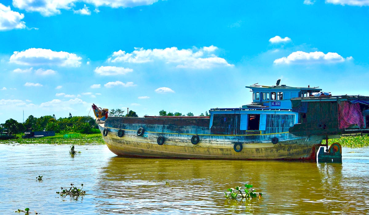 Old Mekong Freighter