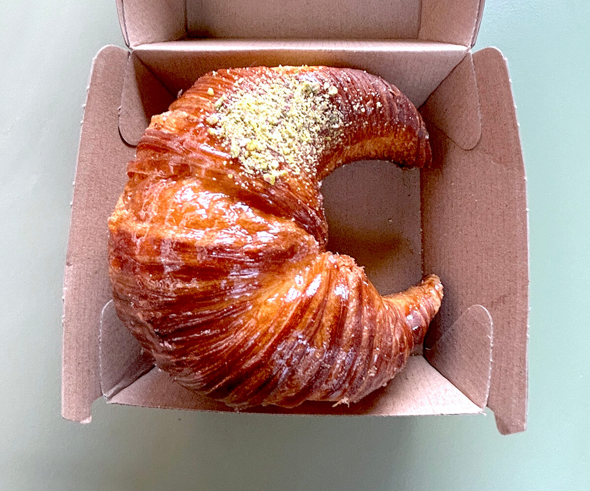 Pistachio Moon Croissant