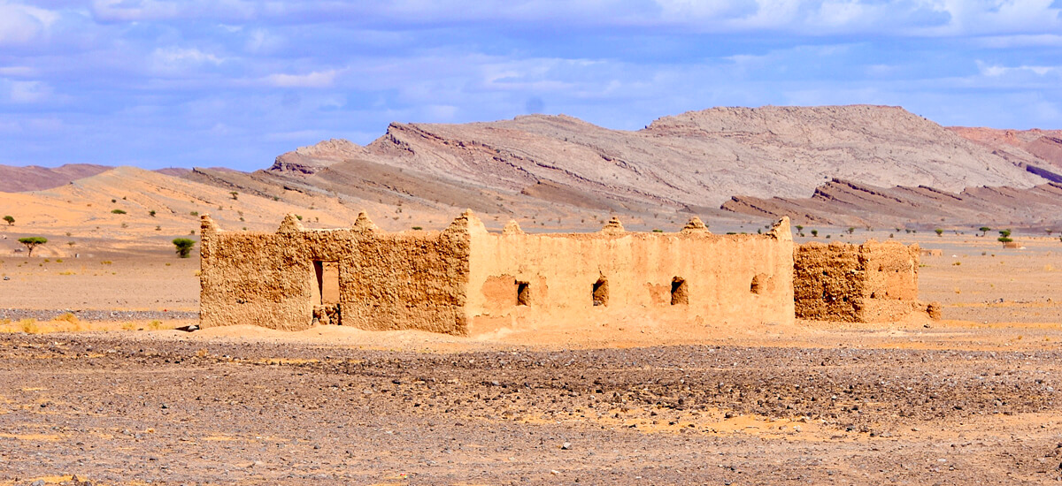 Typical Mud Building in the Hamada