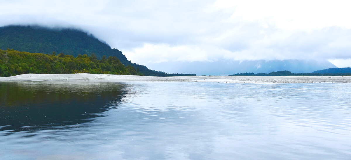 Misty Morning on the Haast River