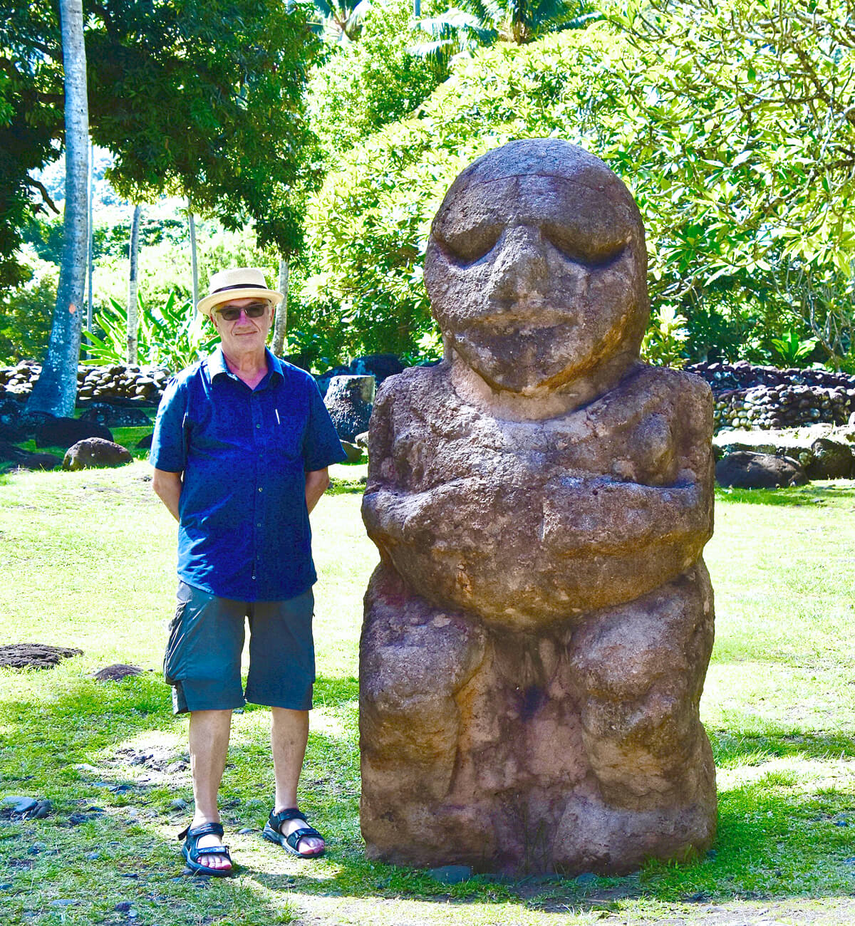 Marae Arahurahu Moai, Tahiti