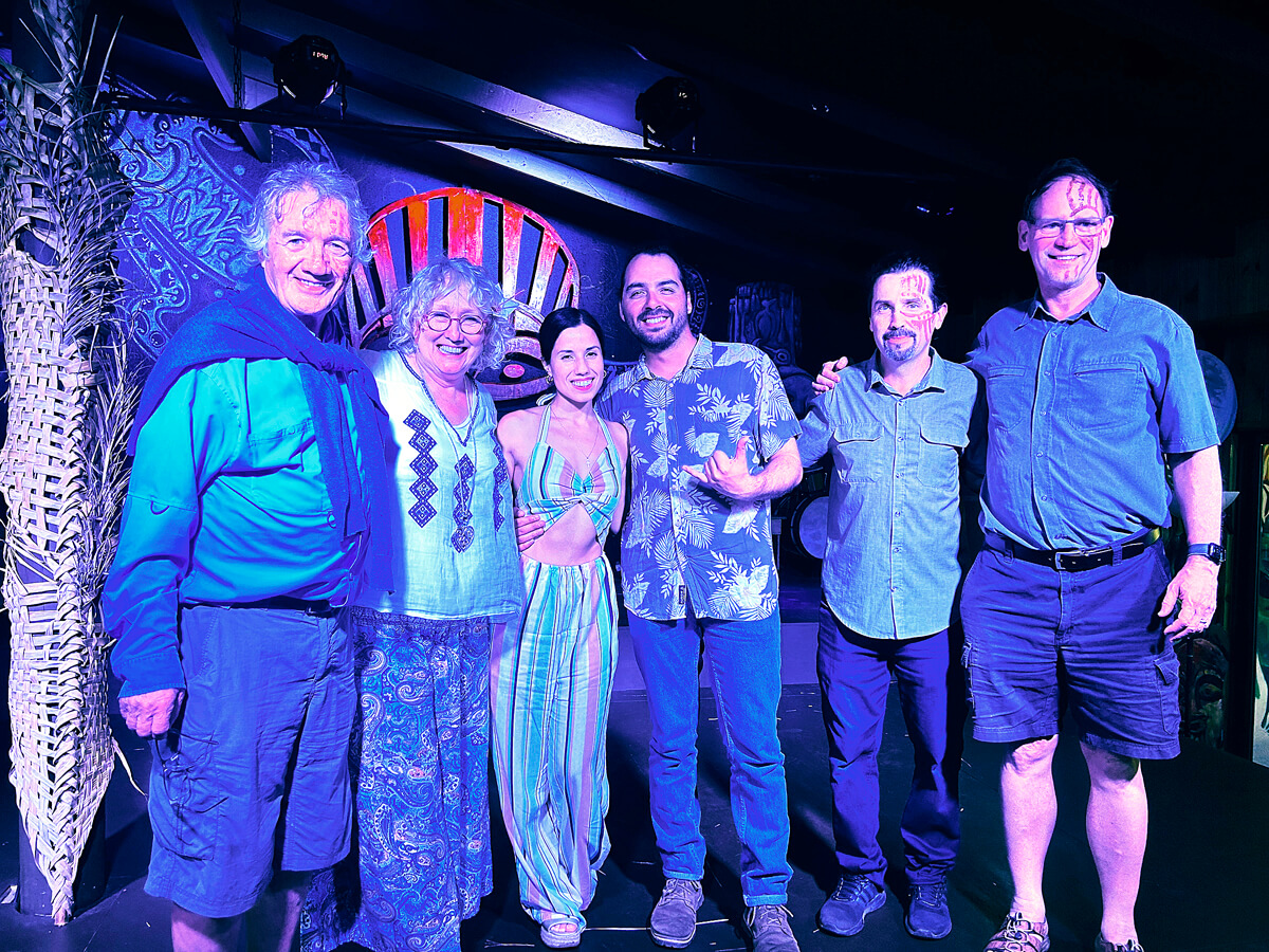 On Stage at Te Ra'ai