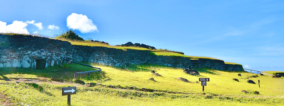 Orongo Ceremonial Houses