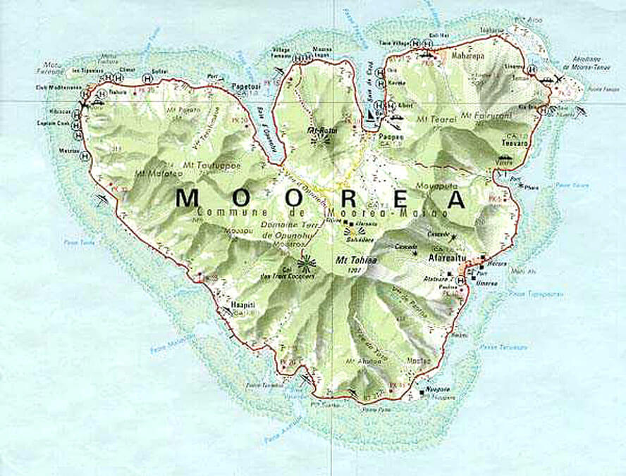 Map of Moorea