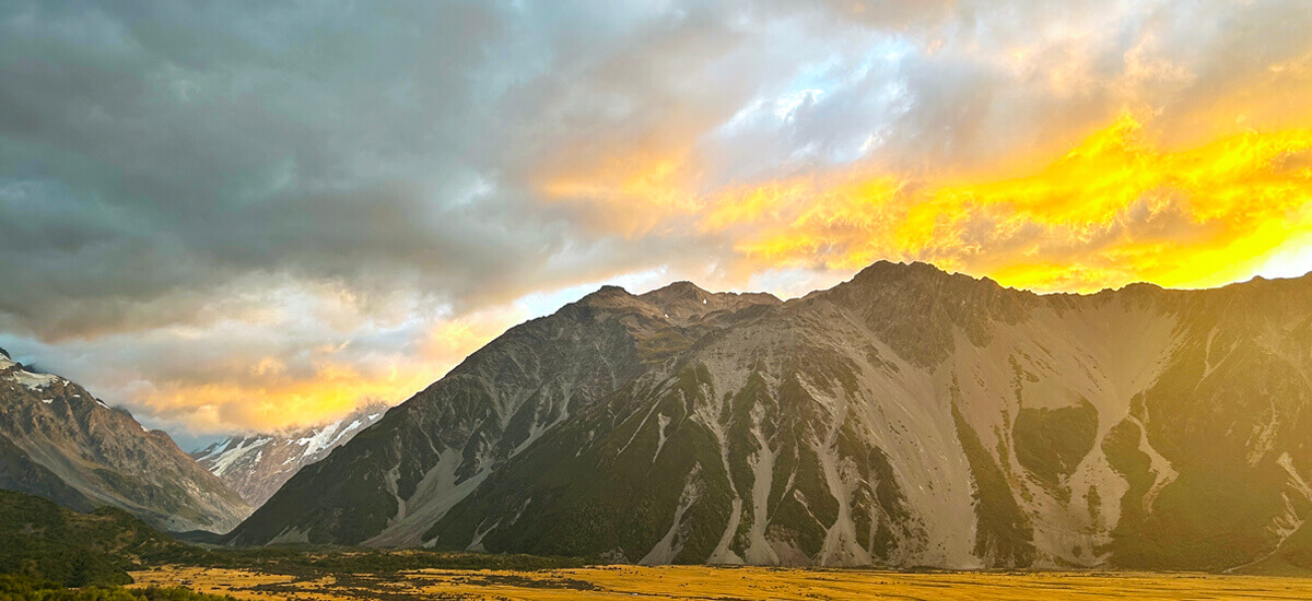 Morning at Mt. Cook
