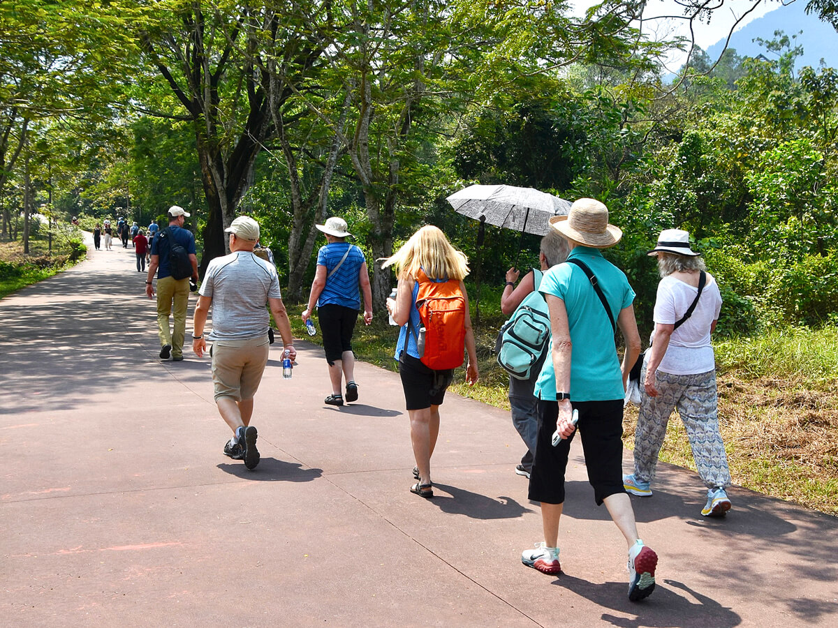 Our Group Heading to My Son