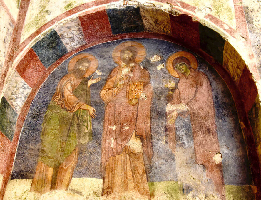 John the Baptist and Mary Praying for Lost Souls