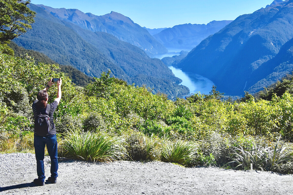 Chris Photographing Doubtful Sound