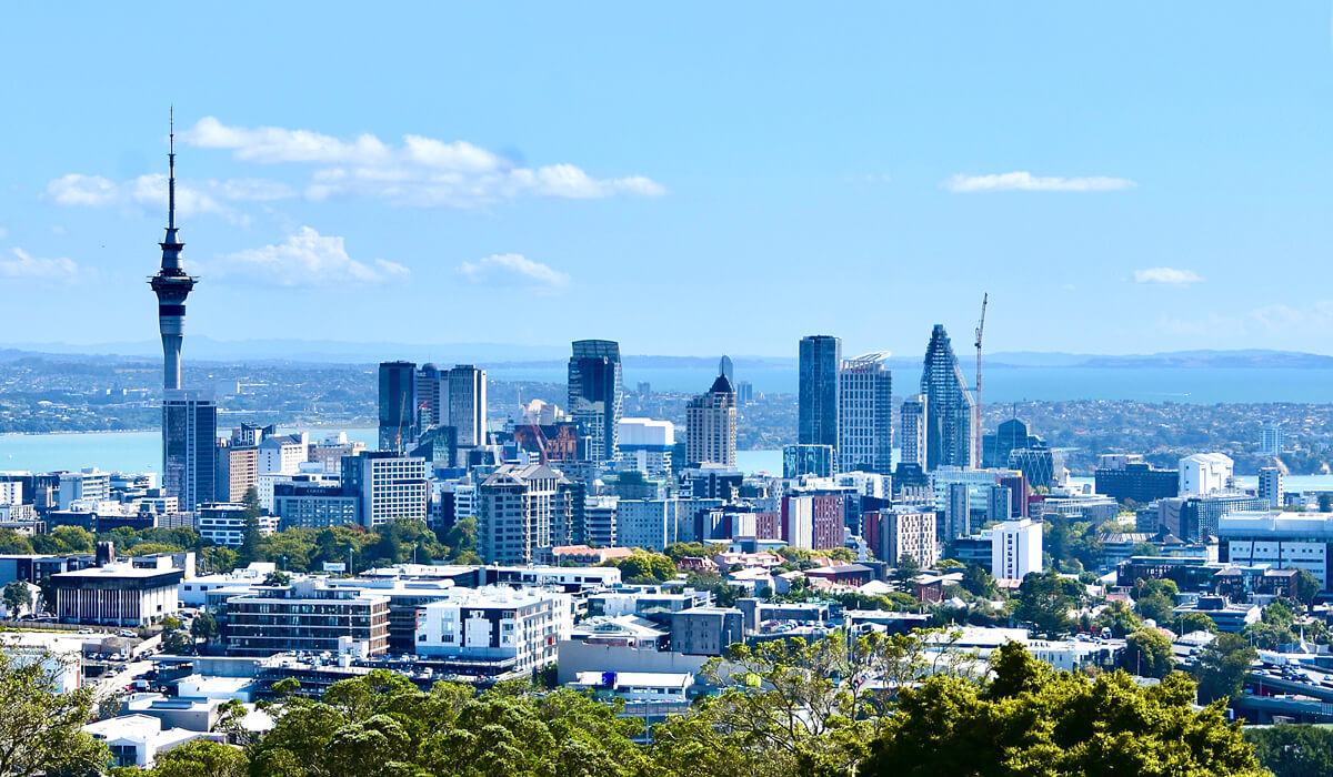 Downtown Auckland from Mt. Eden