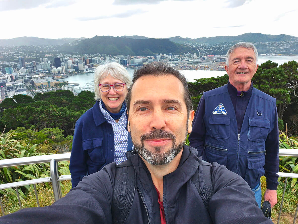 On Mount Eden with Chris Tripodi