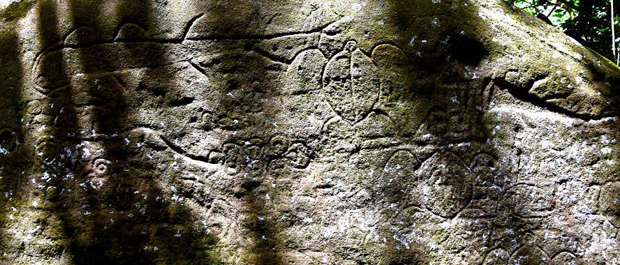 Sea Petroglyph