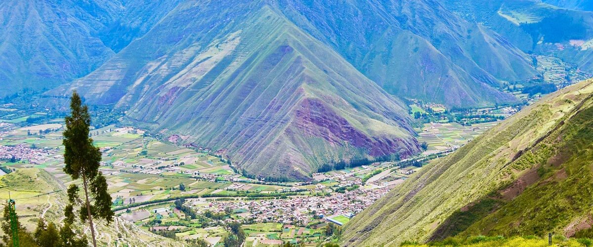 Looking Down at the Sacred Valley