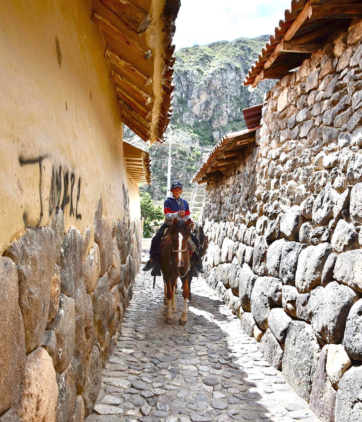 Meeting a Boy on a Horse
