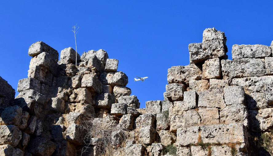 Plane over Perge