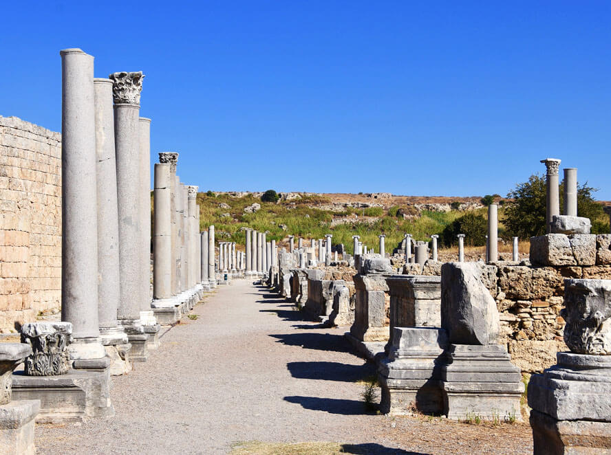 Stoa surrounding the Agora