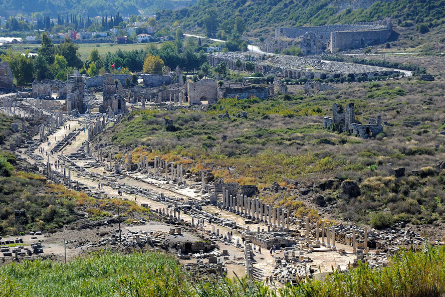 Aerial View of Perge