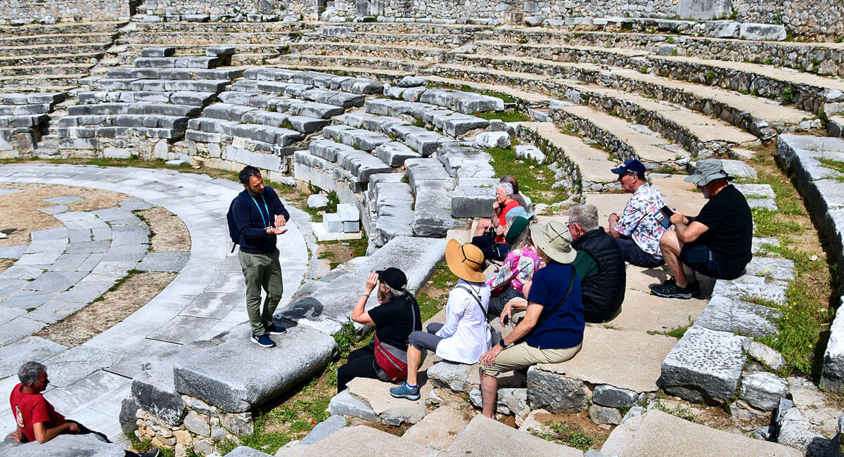 Our Group in the Theatre of Philippi