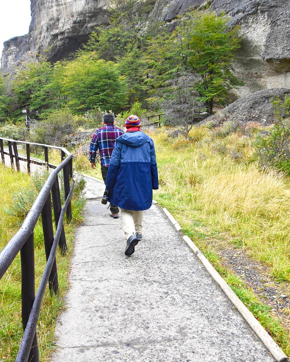 Alison Heading to the Milodon Cave
