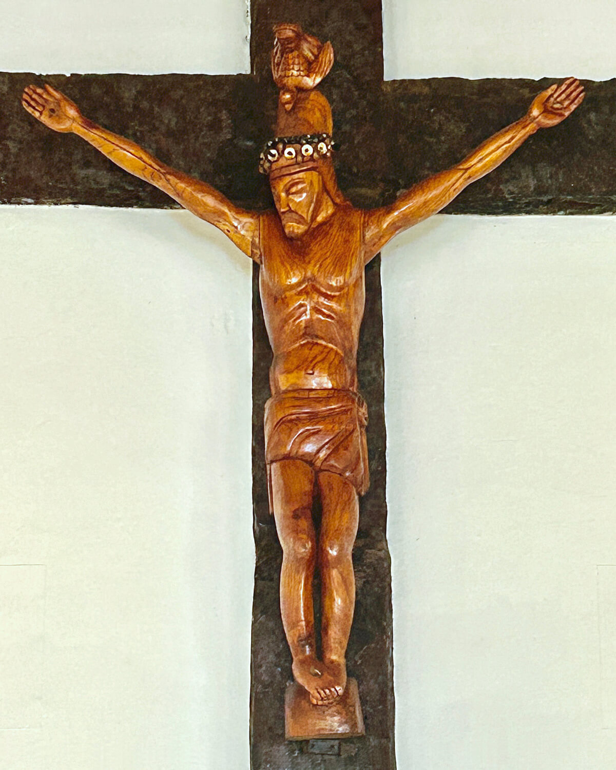 Christ with a Polynesian Headress