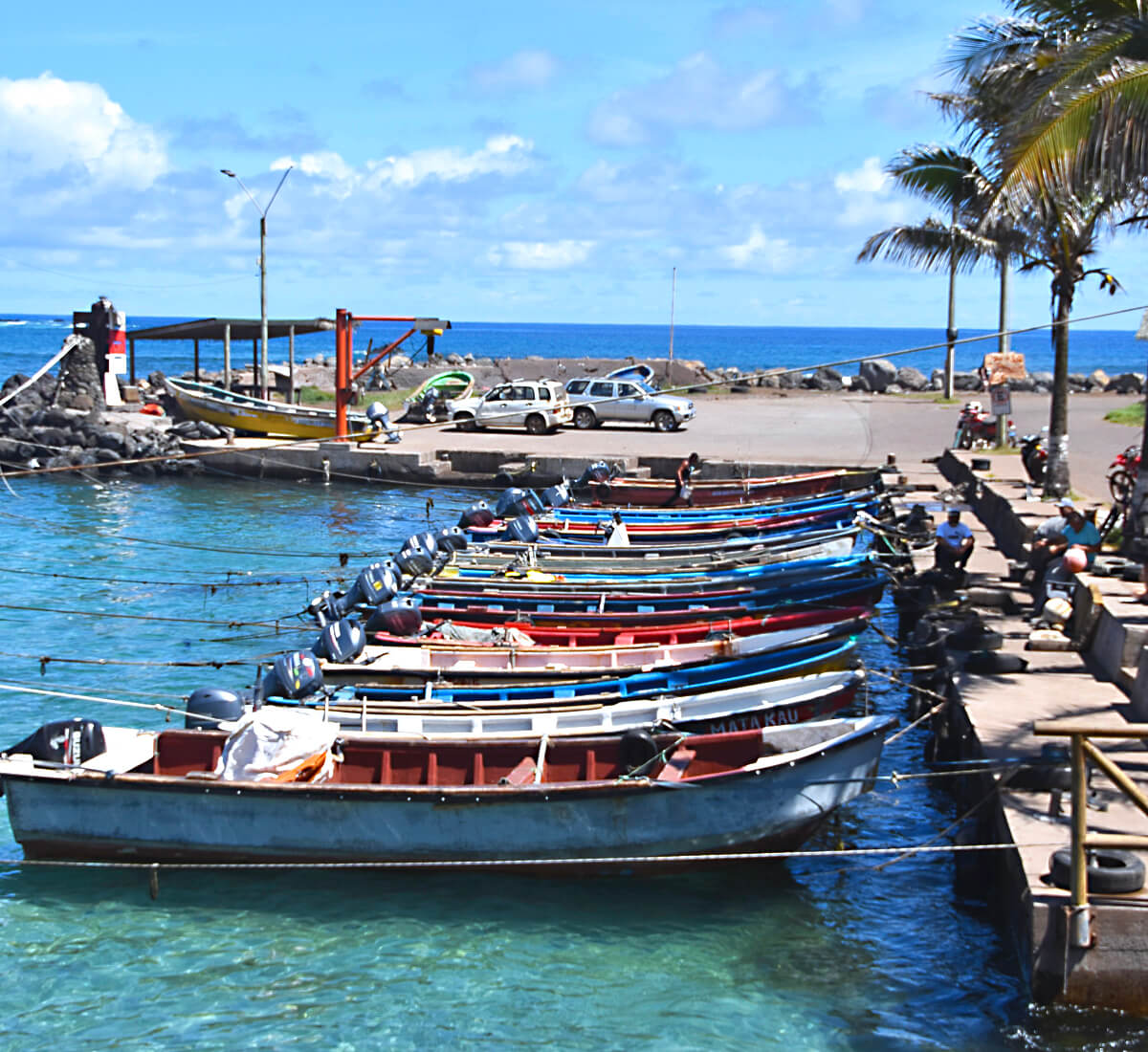 Hanga Roa Fishing Boats
