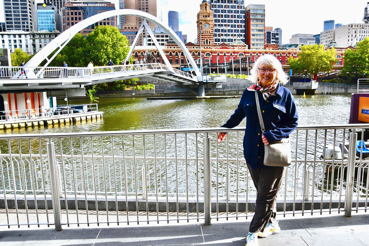 Alison on the Yarra River Riverfront