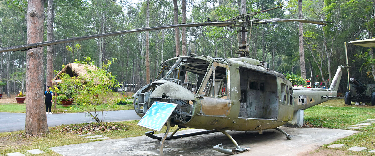 Destroyed Helicopter