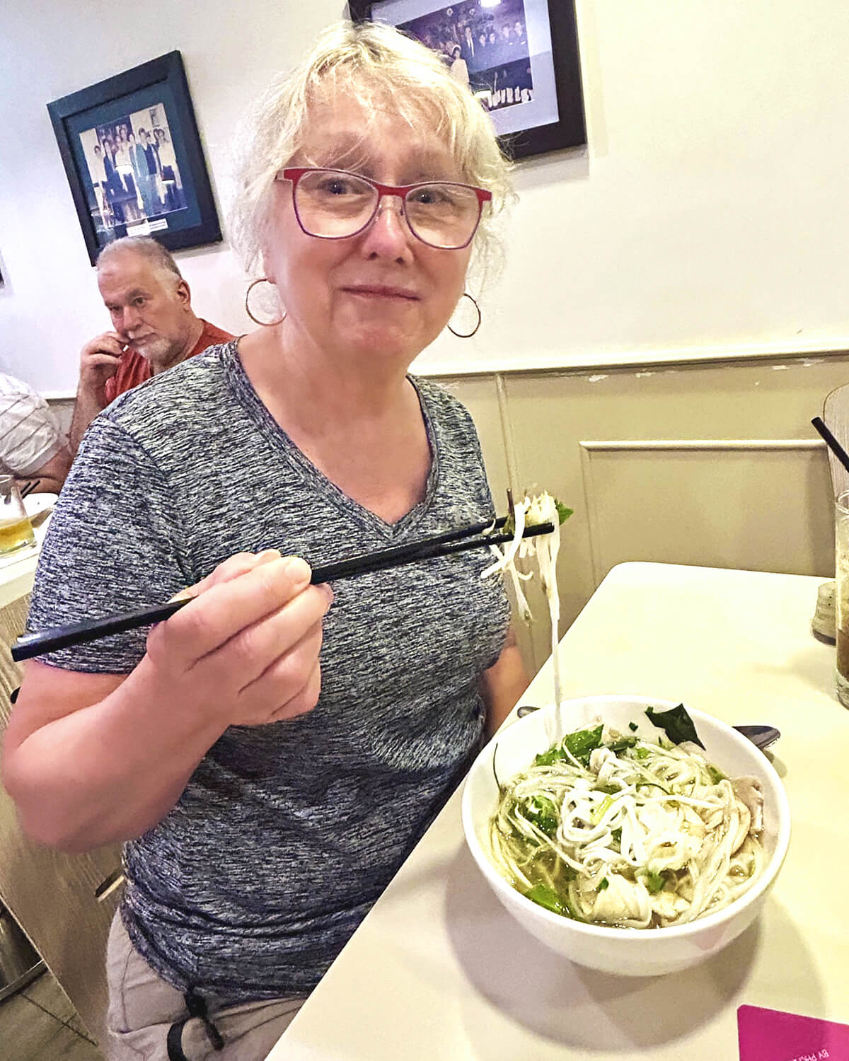 Enjoying Pho at Pho 2000