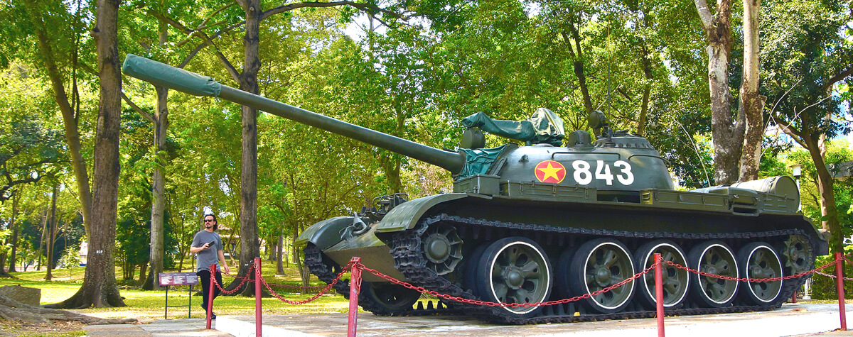 Russian Tank that Broke Through the Palace Gates