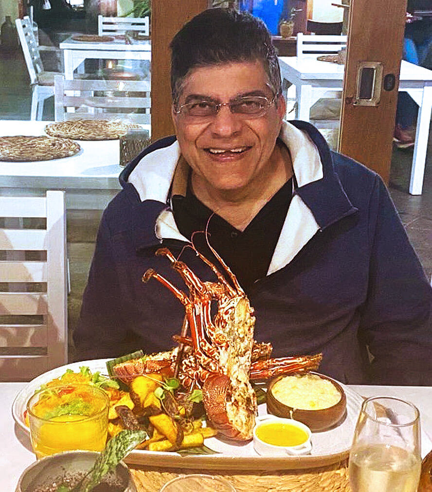 Adi with His Lobster