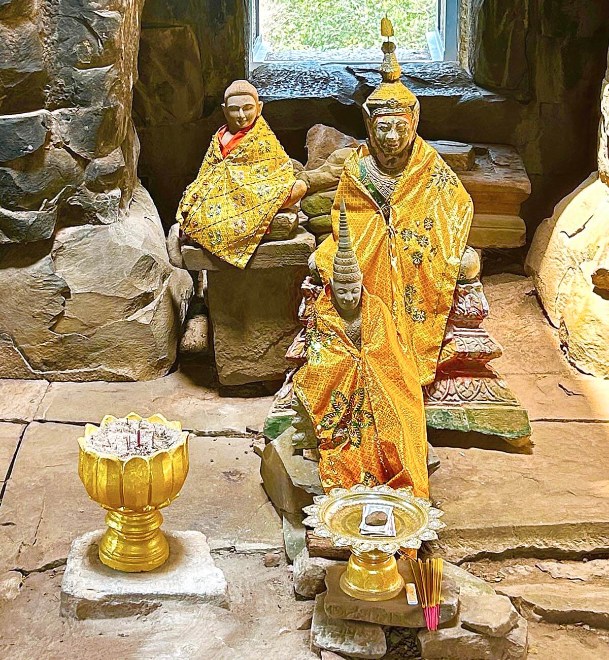 Statues Inside the Temple