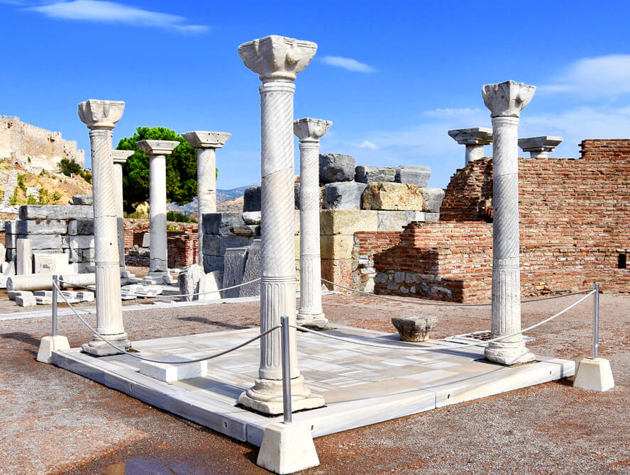 Tomb of Saint John. Basilica of Saint John, Selcuk, Turkey.