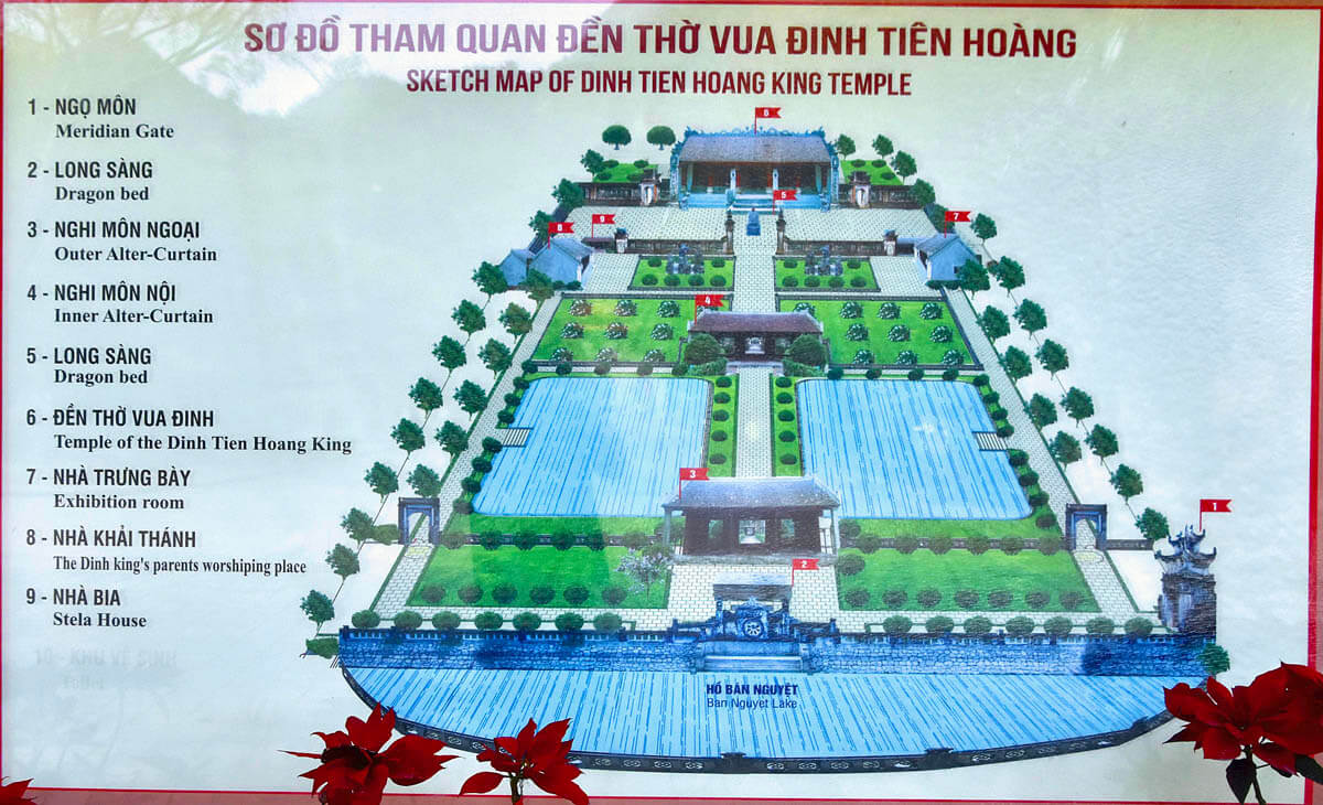 Map of Hoa Lu