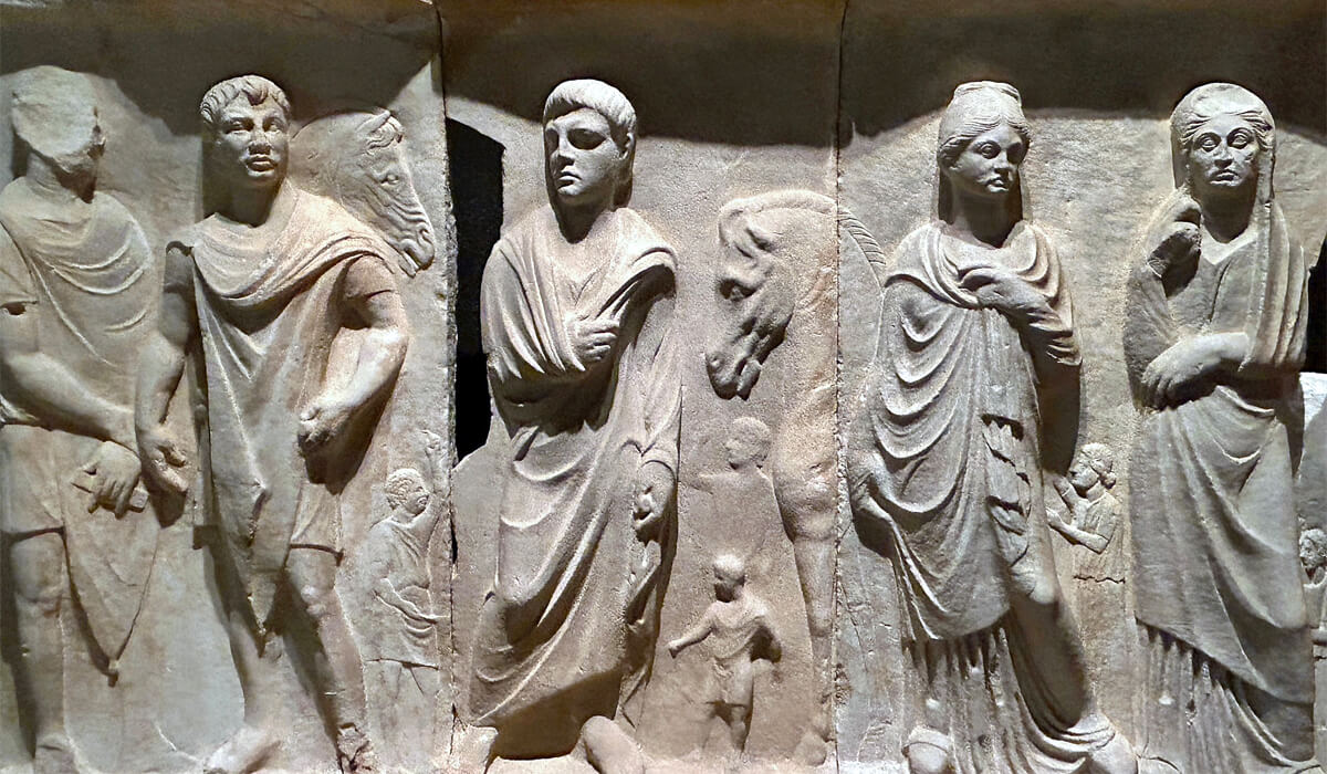 Relief from a Grave Marker