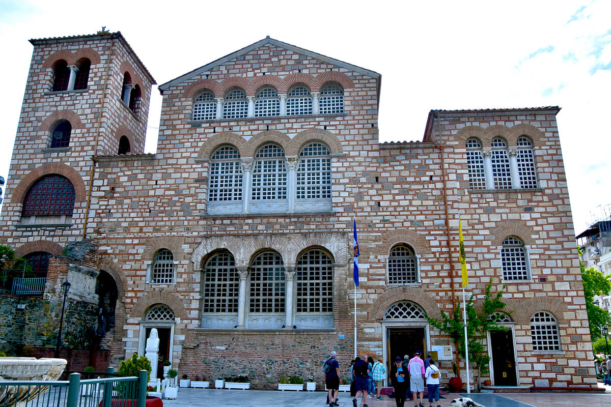 Group Entering the Church of St. Demetrius