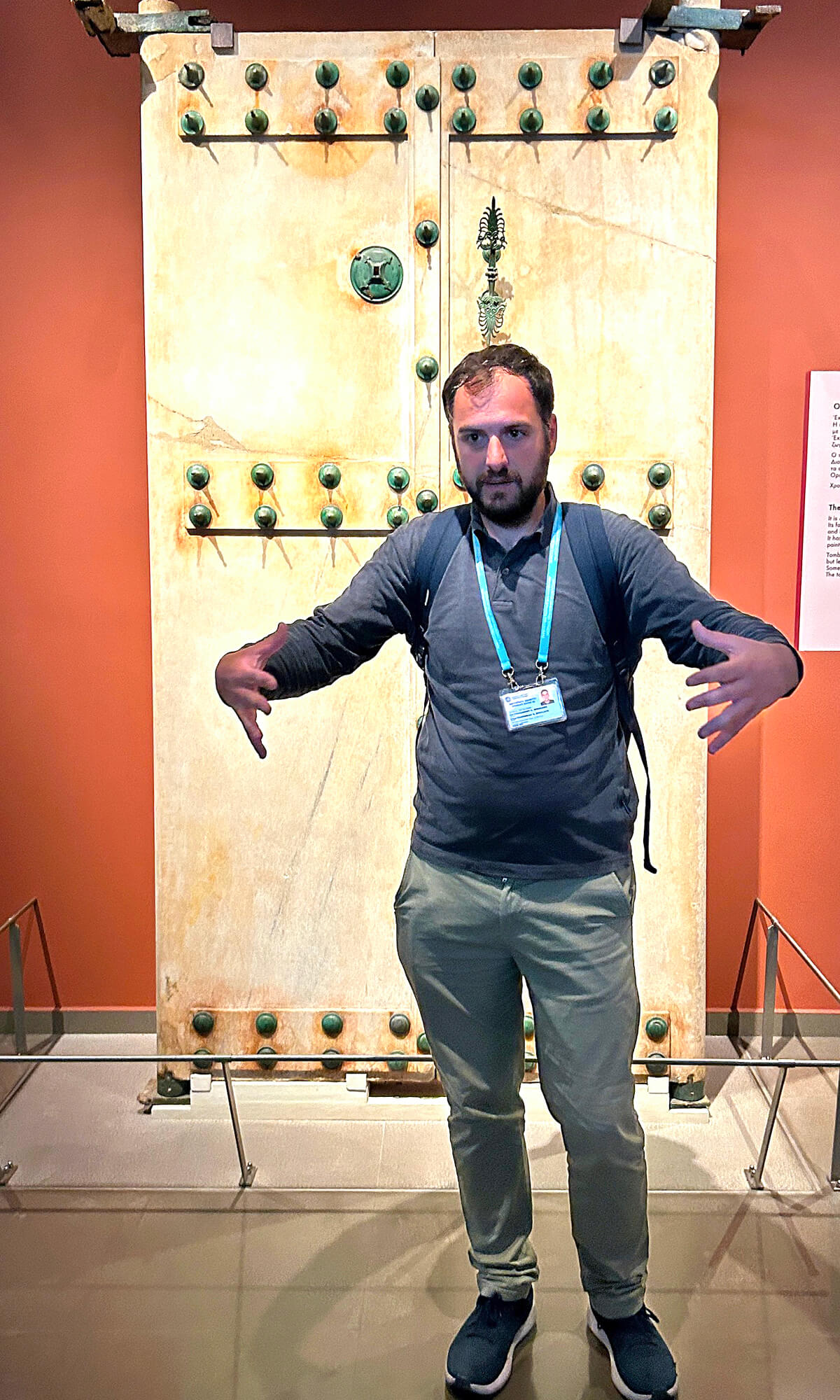 Nikos Explains a Macedonian Tomb