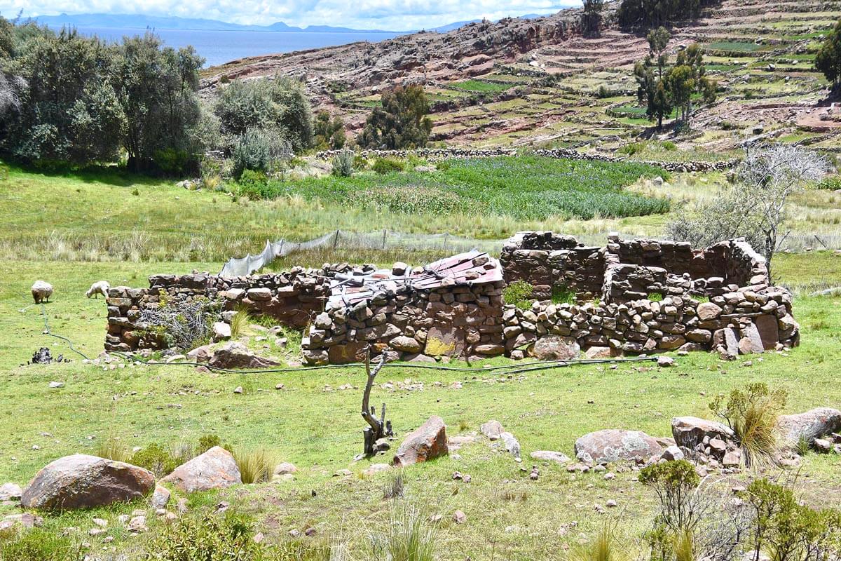 Ruins on Taquile Island