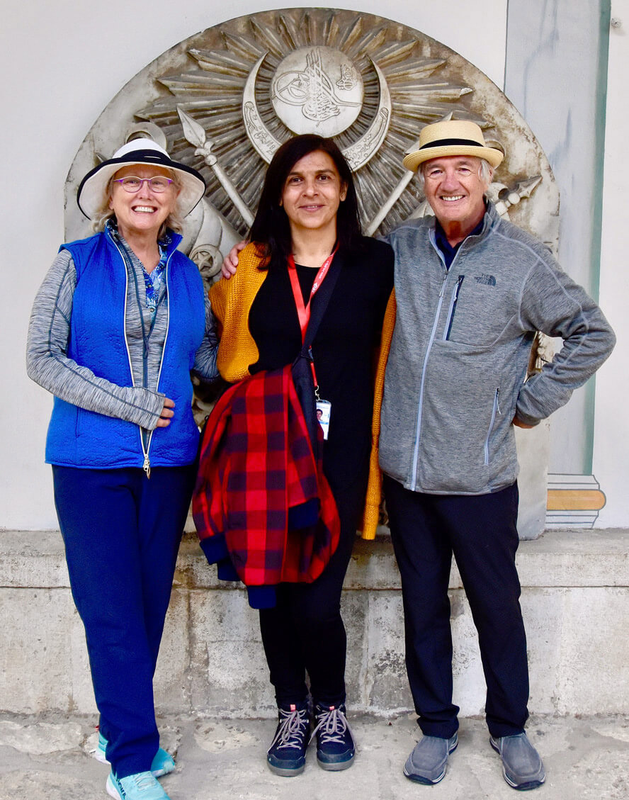 With Yasemin at Topkapi