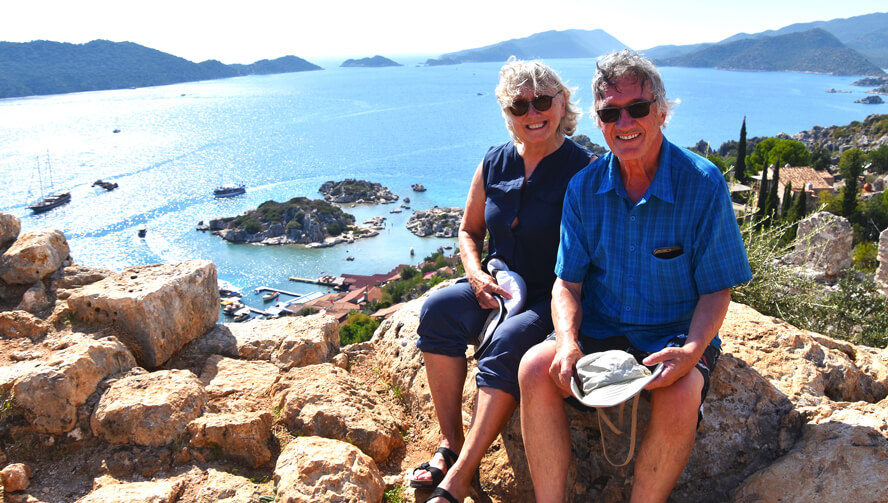 At the Crusader Castle of Simena