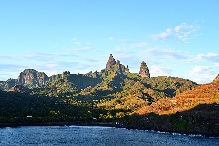 Ua Pou on a Clear Day