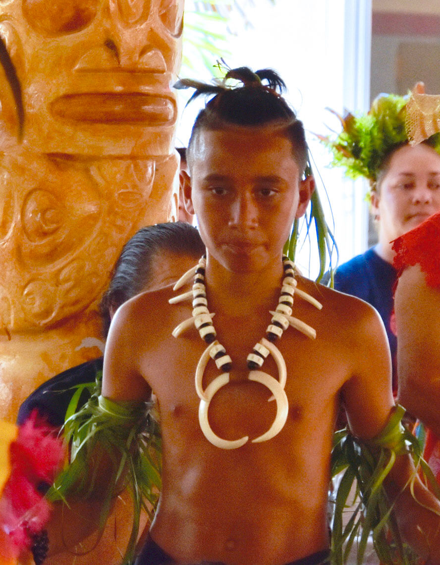 Young Dancer with Bone Necklace