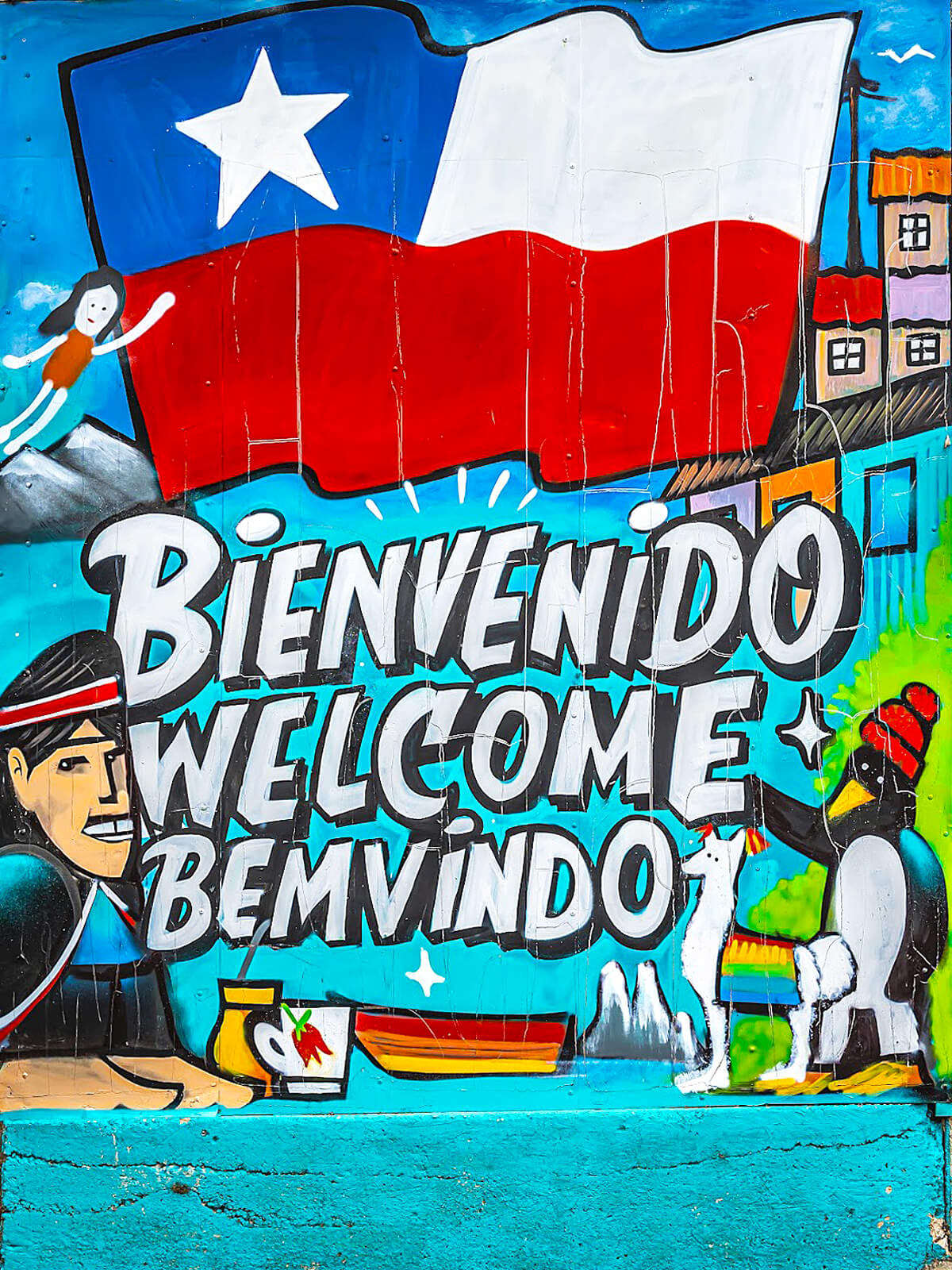 Street Art in Cerro Alegre and Cerro Concepción neighborhoods 