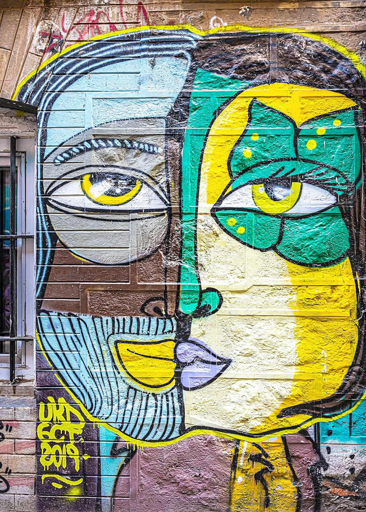 Street Art in Cerro Alegre and Cerro Concepcion neighborhoods - part of the 